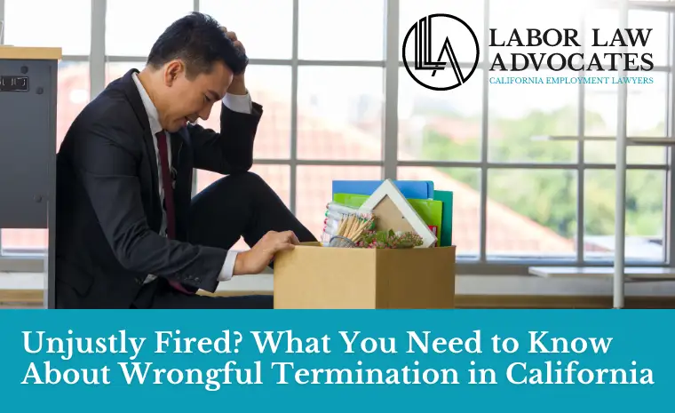 wrongful termination california