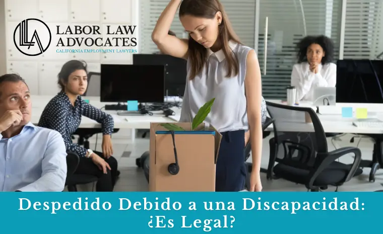 despedido debido a una discapacidad despedido debido a una discapacidad