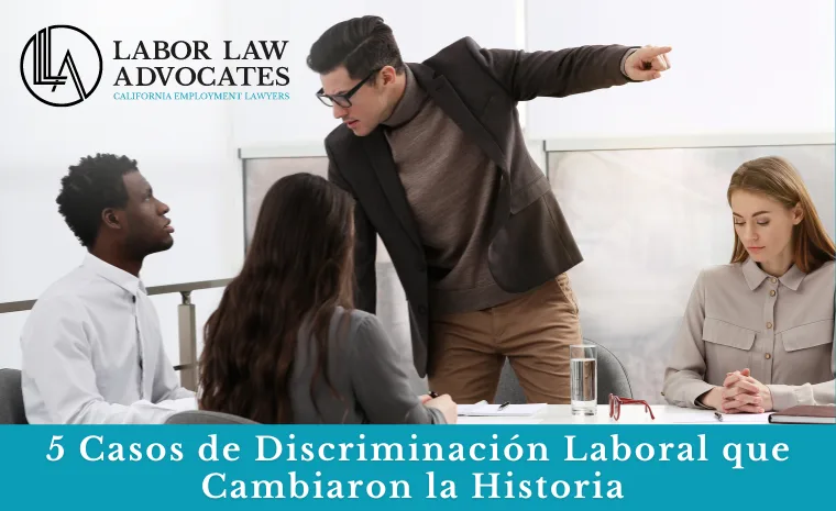 casos de discriminación laboral