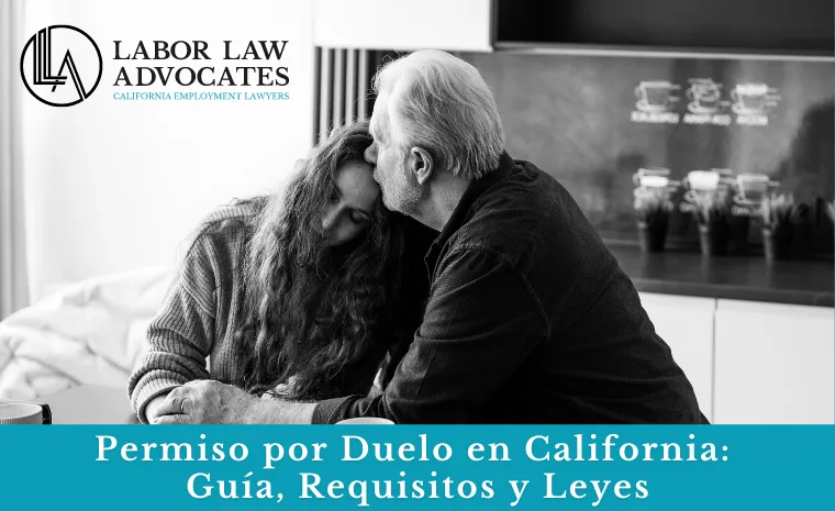 permiso por duelo en california