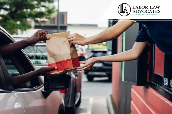 trabajadores de comida rápida