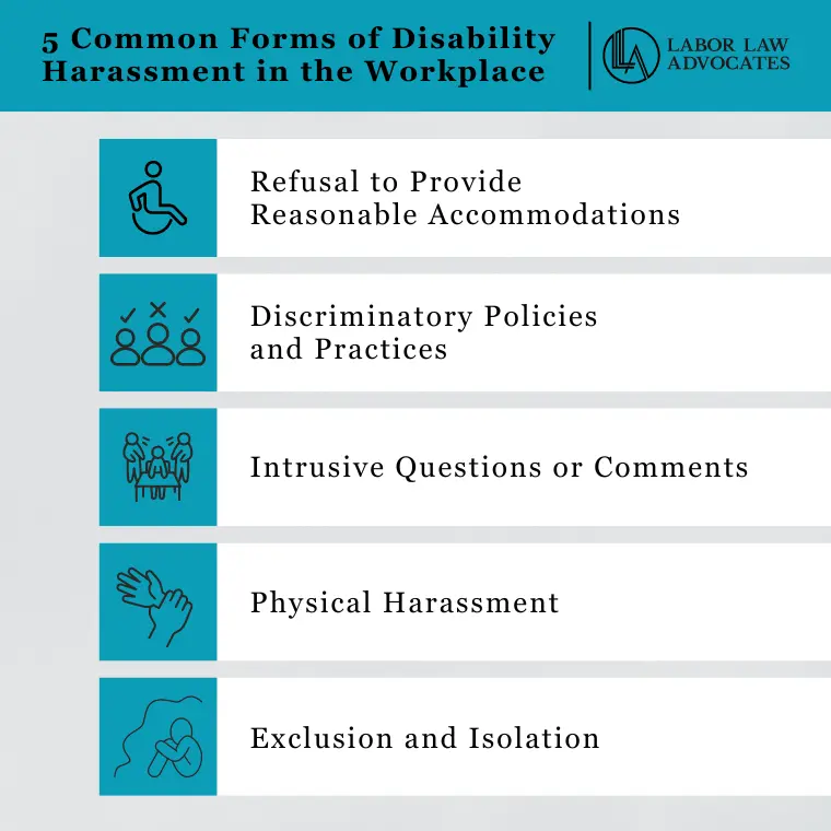 5 common forms of disability harassment