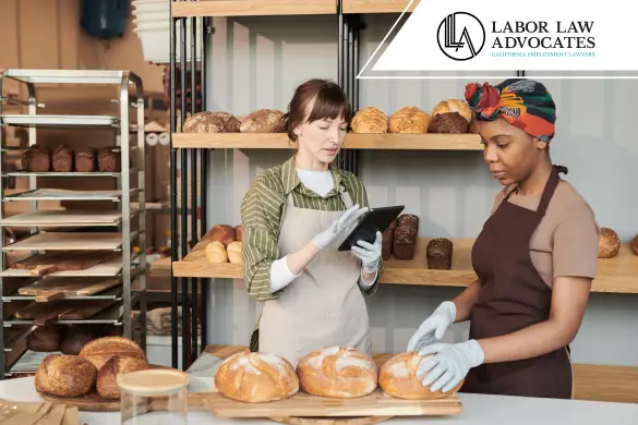 women selling bread in the shop