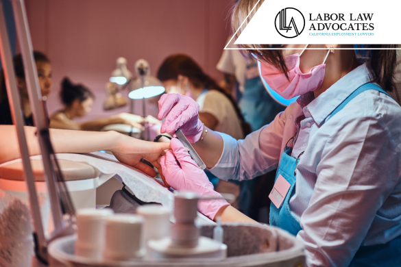 lady handling something